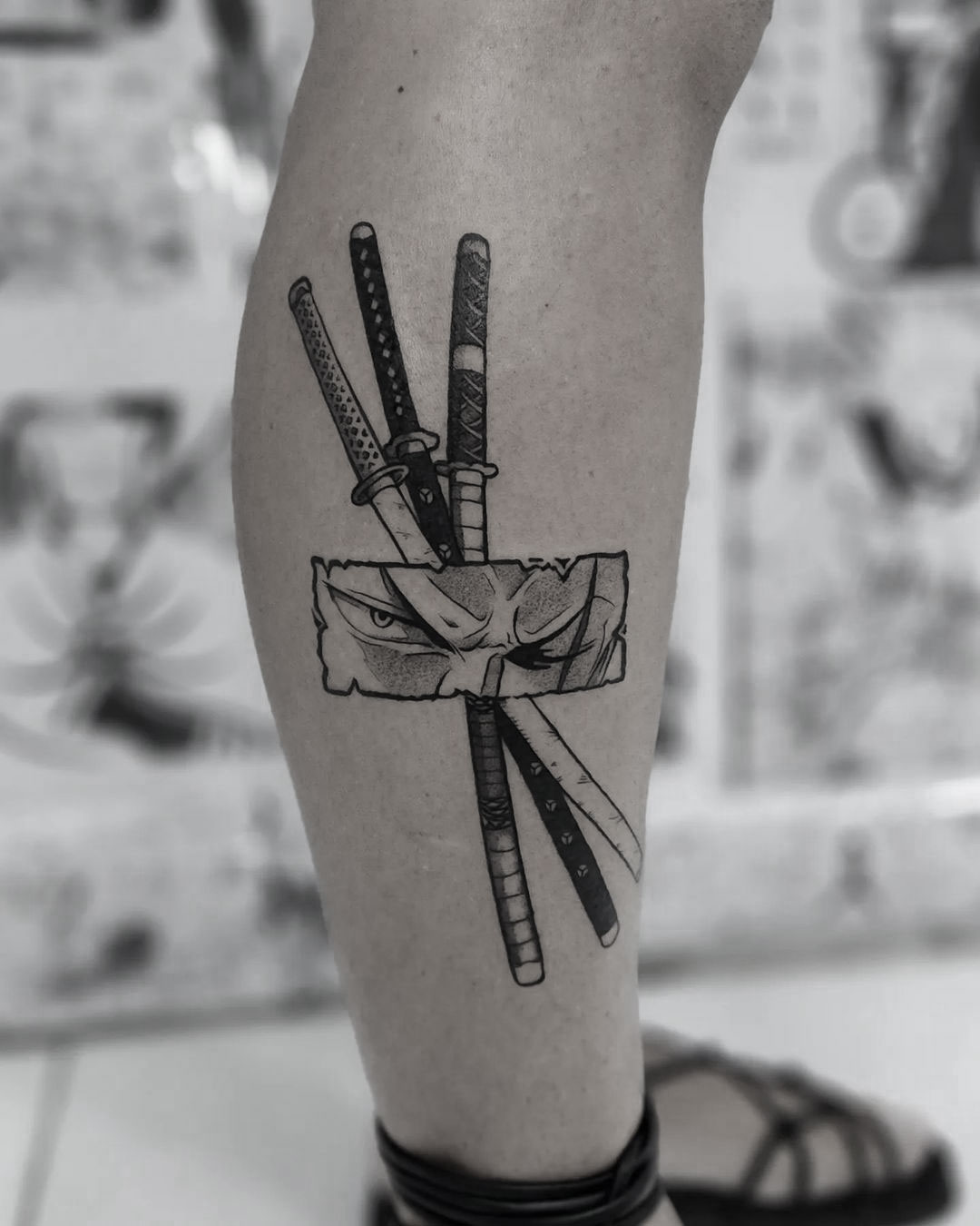 Tatuagem de Zoro de One piece